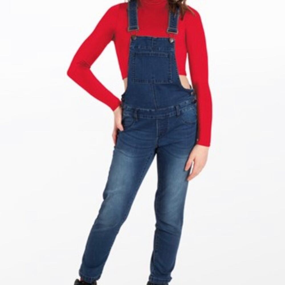 Balera Dancewear Denim Overalls dance costume Size Kids- 8-10